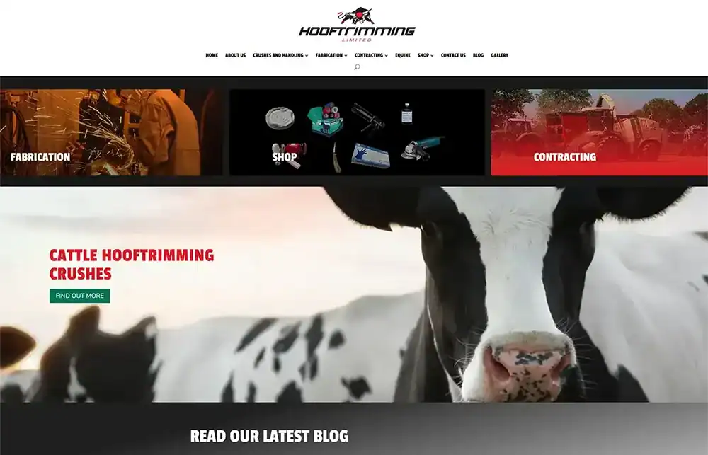 Hooftrimming Hooftrimming tools and cattle crushes for farms.